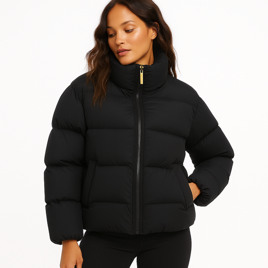 Winter Puffer Jakke | Kort & Trendy | Varm og Blød Komfort