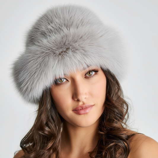 Elegant imiteret pels-hue