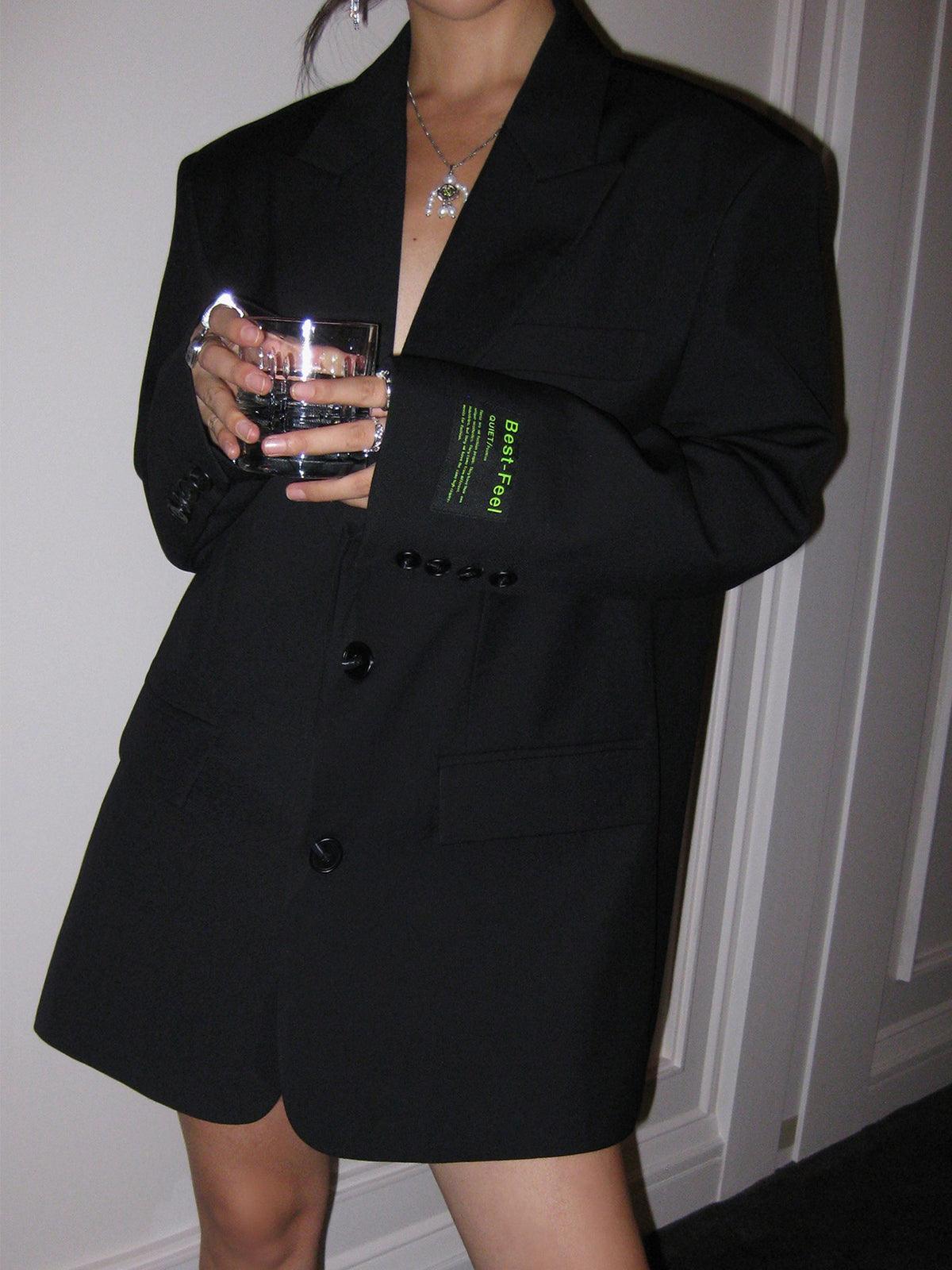 Oversized dameblazer med klassisk revers | Tidløst design og komfortabel pasform