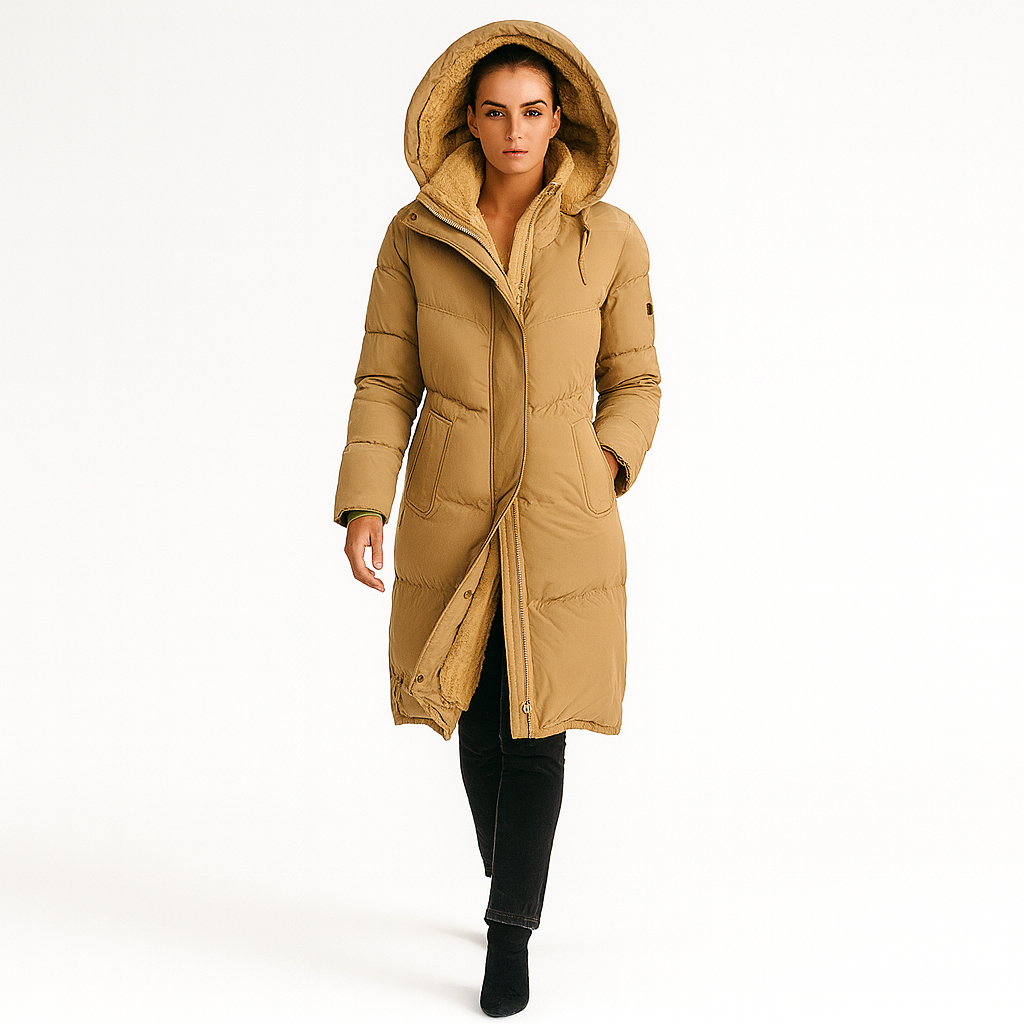 Elegant Damejakke med Isolering | Luksuriøs Komfort & Sofistikeret Stil