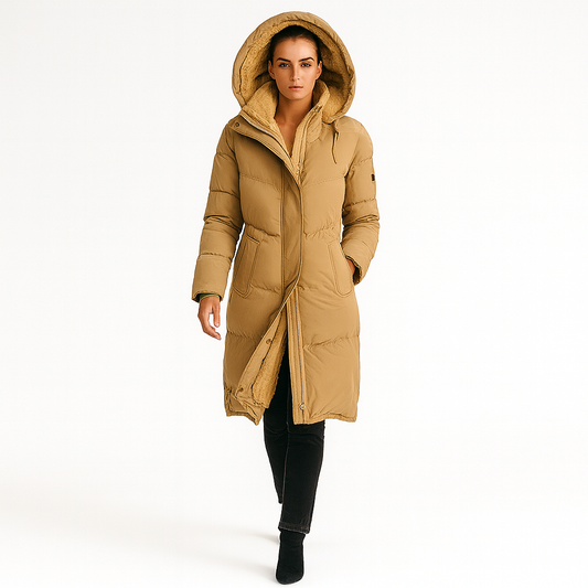 Elegant Damejakke med Isolering | Luksuriøs Komfort & Sofistikeret Stil