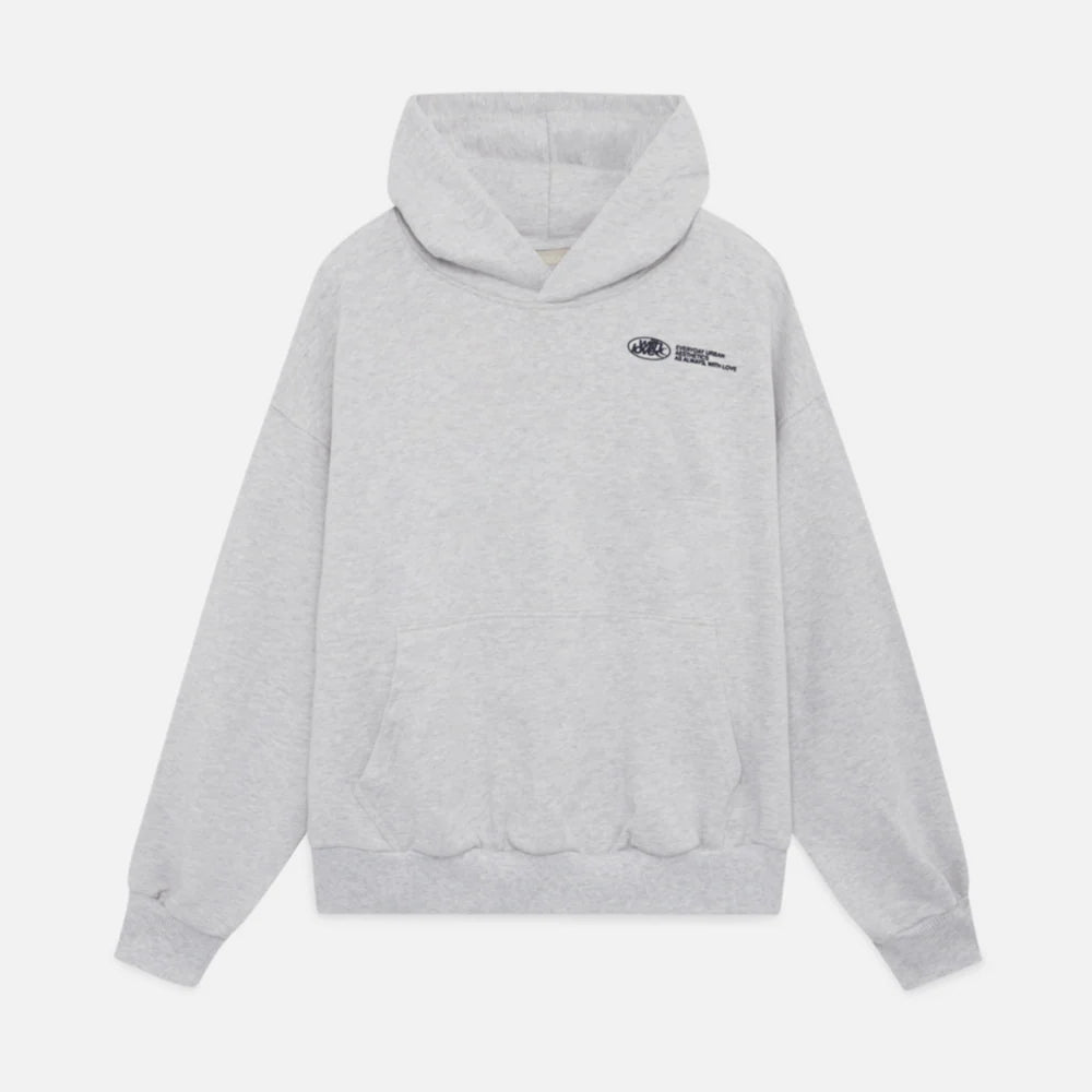 Oversized Dame Hoodie med Bagtryk og Hætte | Streetwear Komfort & College Stil
