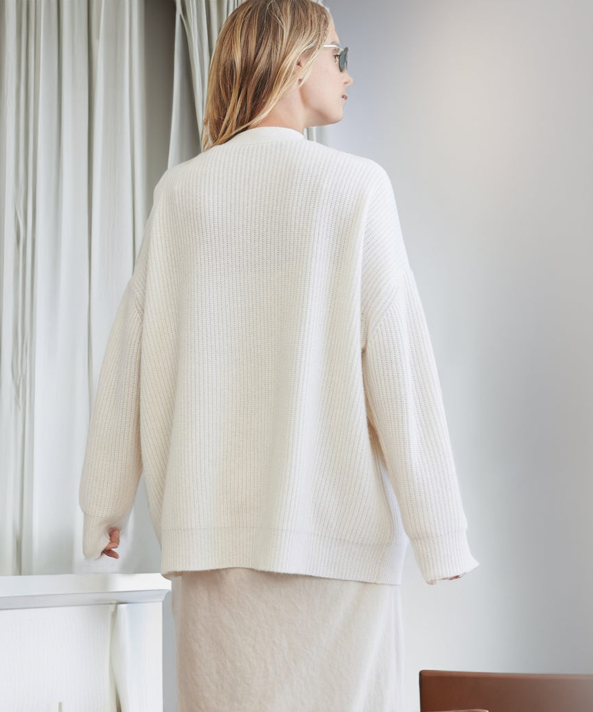 Dame cardigan i blød finstrikket kvalitet | Elegant og varm | Klassisk pasform