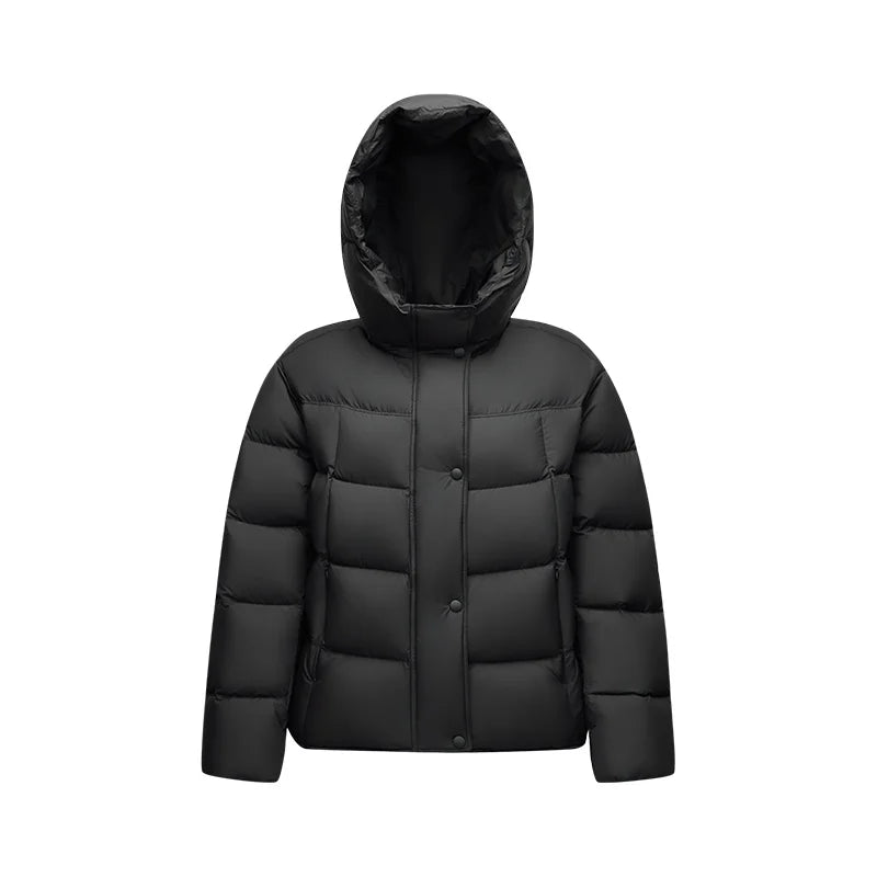 Kort dunjakke til kvinder | Varm letvægtskonstruktion | Quiltet design