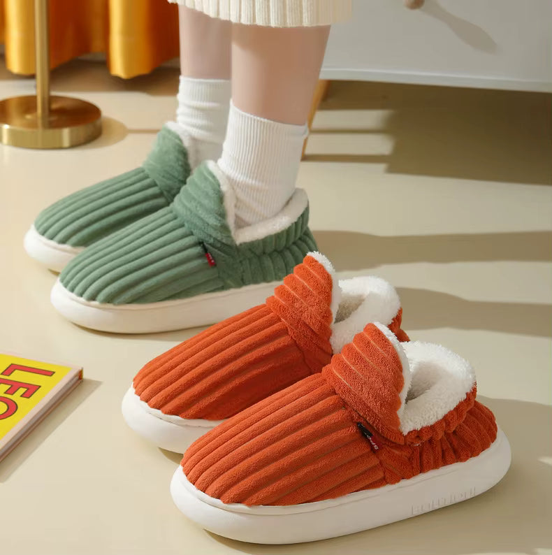 Bløde hjemmesko til kvinder | Varm foret slip-on | Komfortable indendørssko