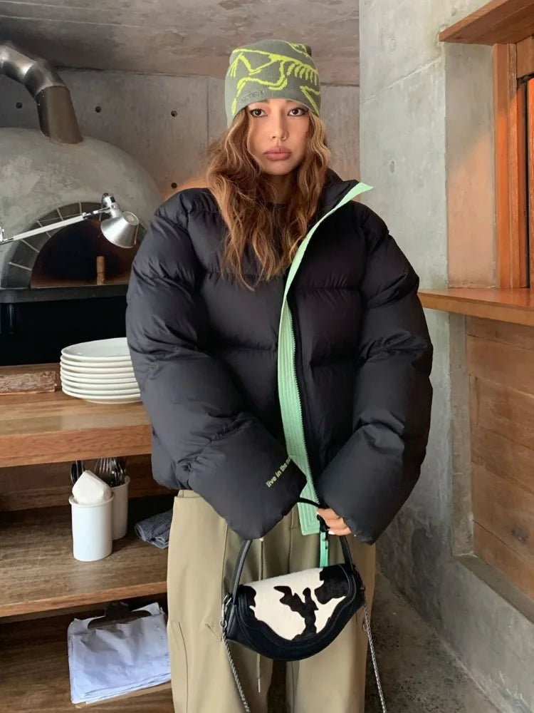 Winter Puffer Jakke | Kort & Trendy | Varm og Blød Komfort