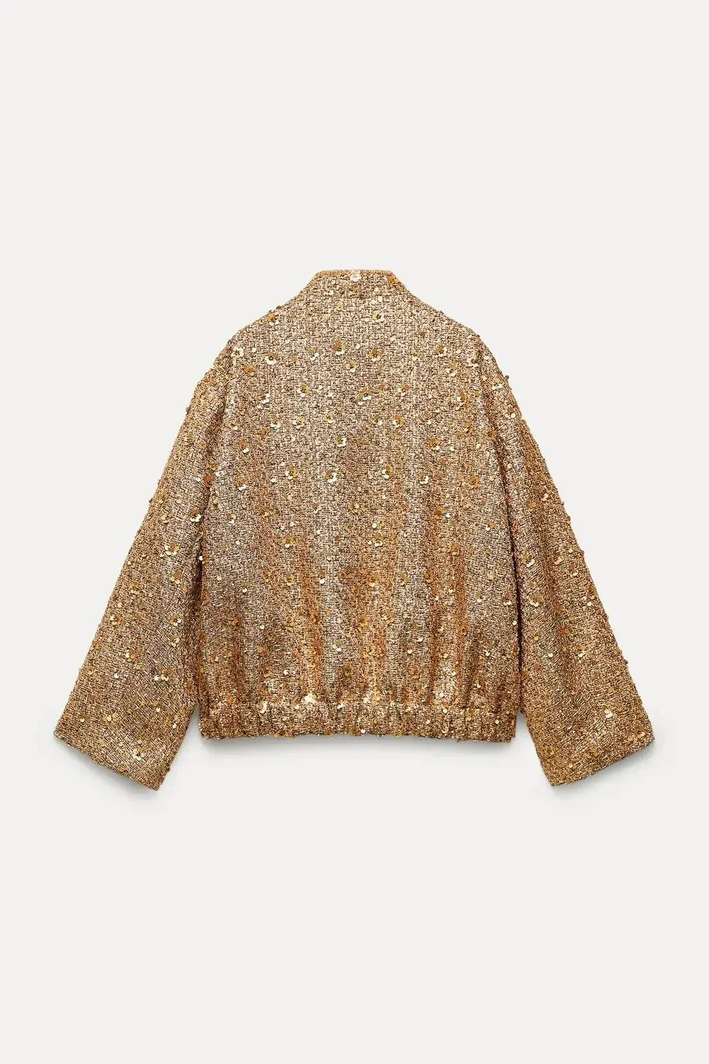 Kvinders bomberjakke med pailletter | Glamorøst design | Komfortabel pasform