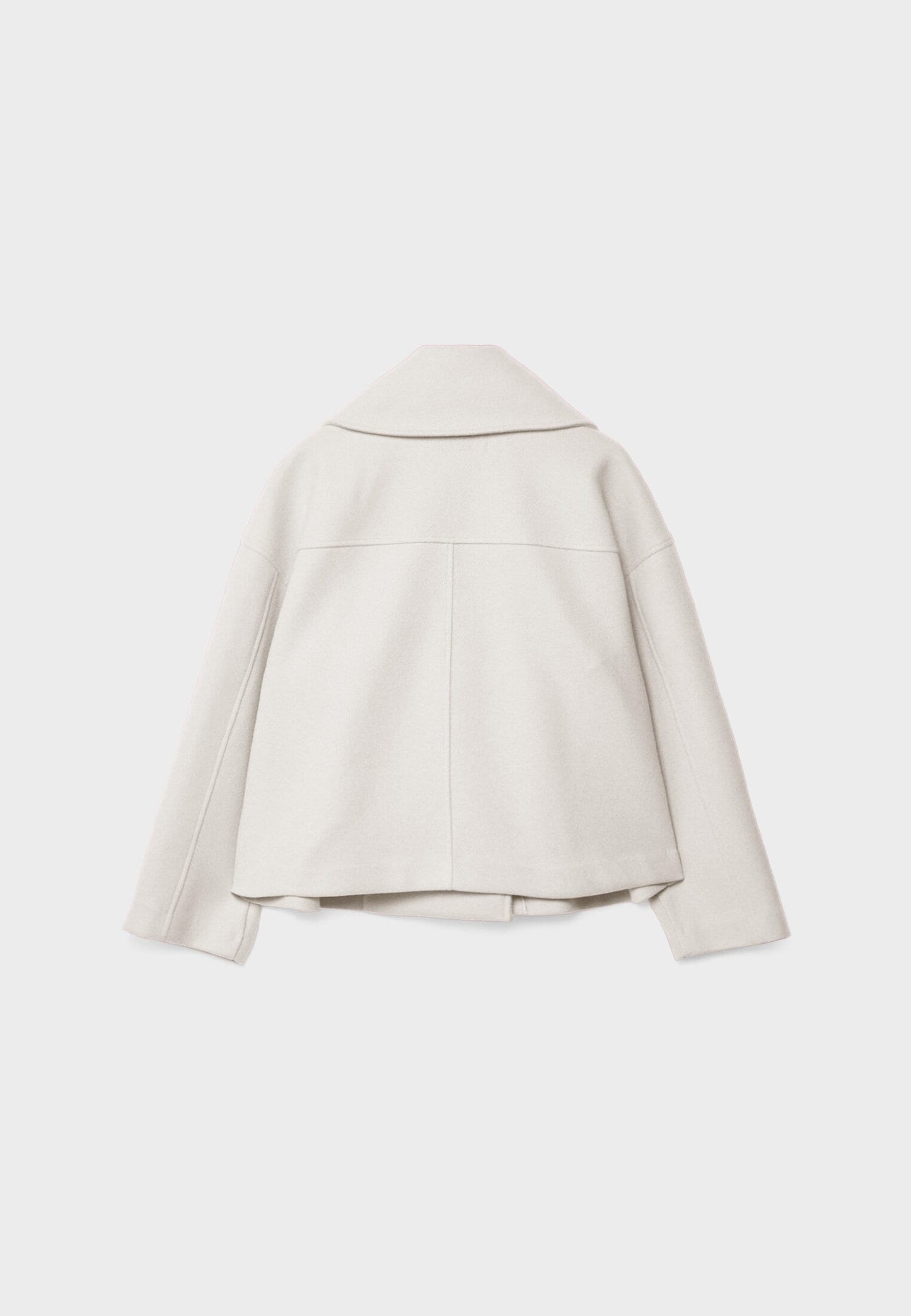 Kort Damefrakke med Dobbelt Knaplukning | Klassisk Design | Varm & Elegant til Efterår & Vinter