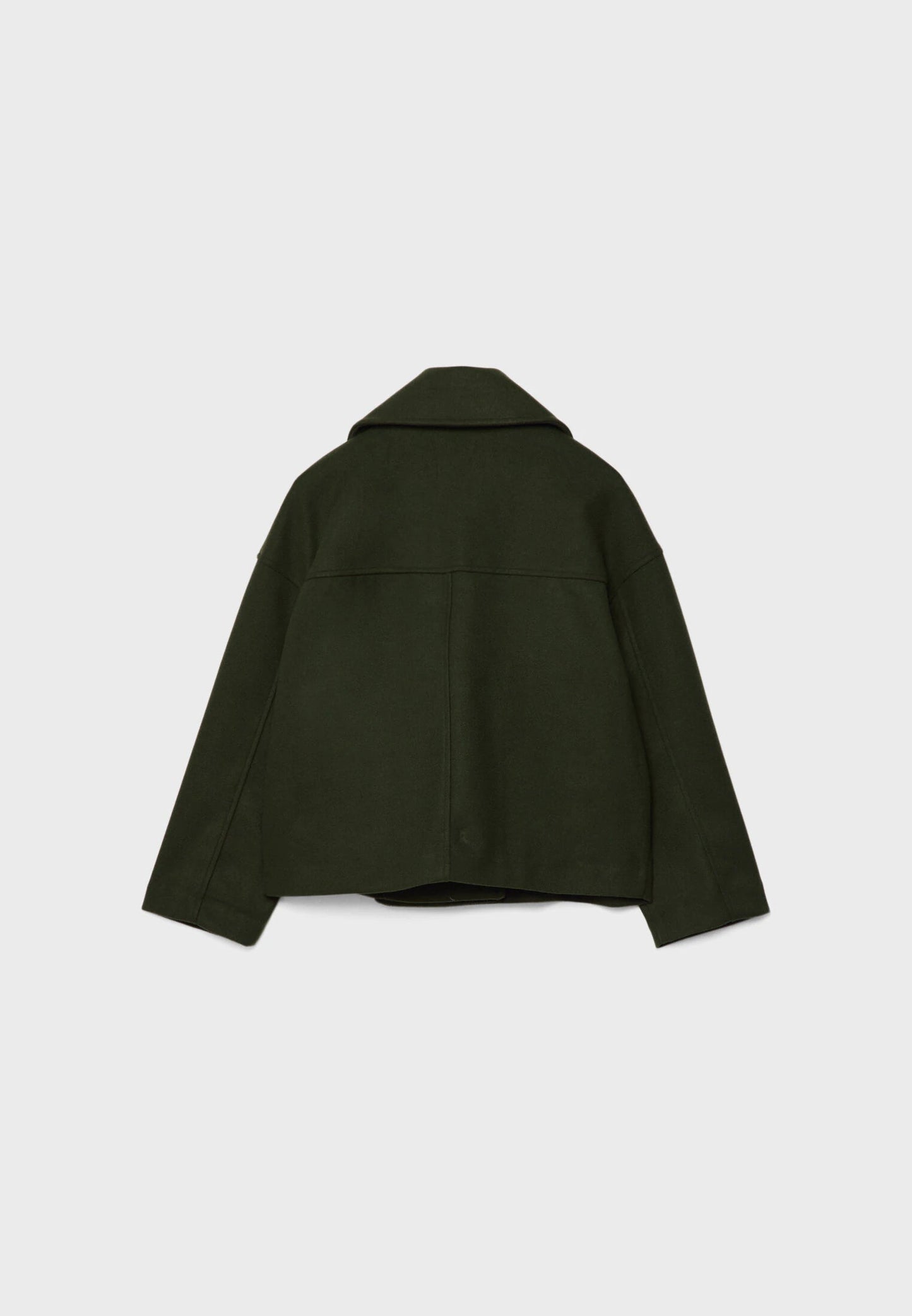 Kort Damefrakke med Dobbelt Knaplukning | Klassisk Design | Varm & Elegant til Efterår & Vinter