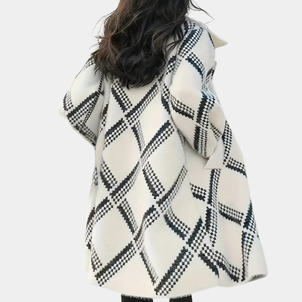Elegant Dame Vinterfrakke | Let & Varm | Flatterende Pasform | Klassisk Design