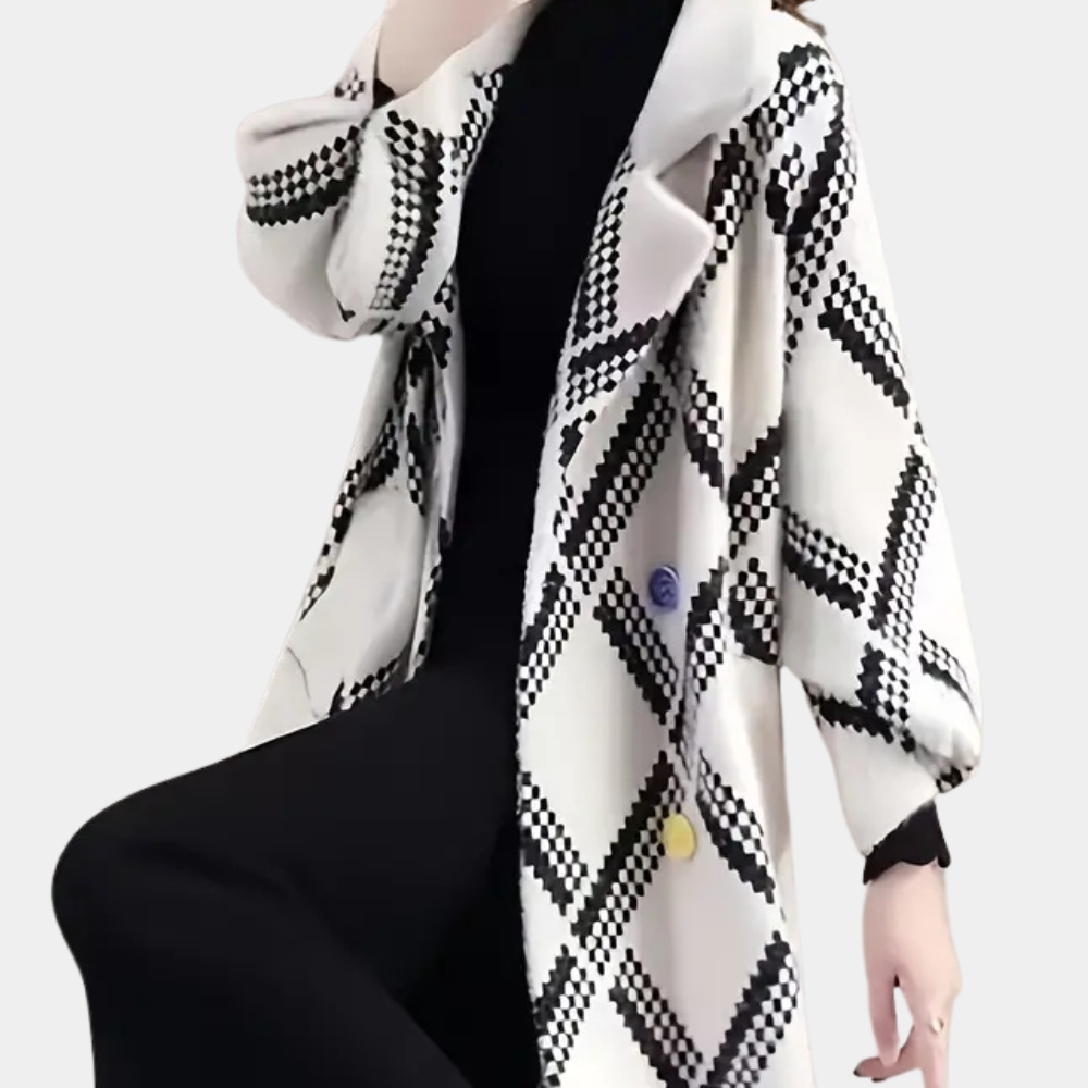 Elegant Dame Vinterfrakke | Let & Varm | Flatterende Pasform | Klassisk Design