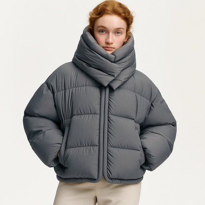Vinterjakke med Tykt Fyld | Kort & Varm | Elegant og Komfortabel