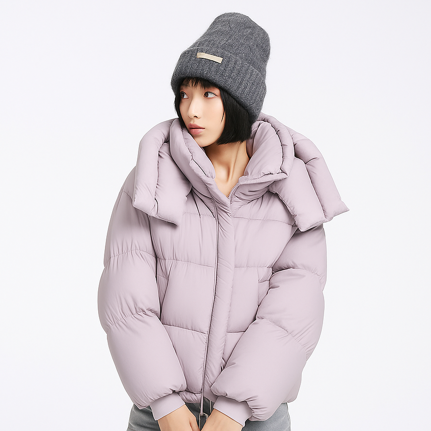 Vinterjakke med Tykt Fyld | Kort & Varm | Elegant og Komfortabel