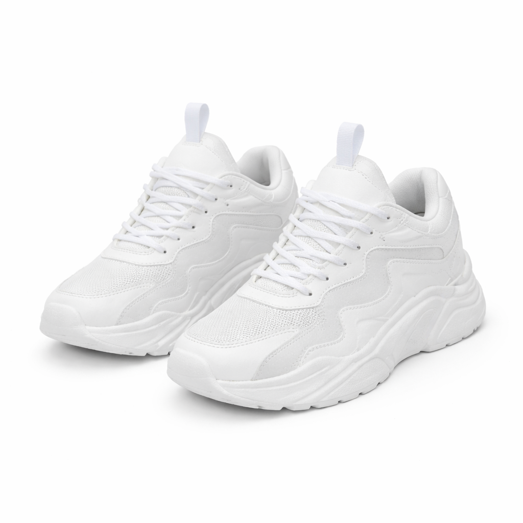 Letvægtssneakers til kvinder med åndbart mesh og komfortsål