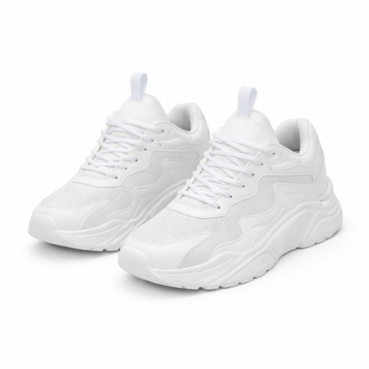 Letvægtssneakers til kvinder med åndbart mesh og komfortsål