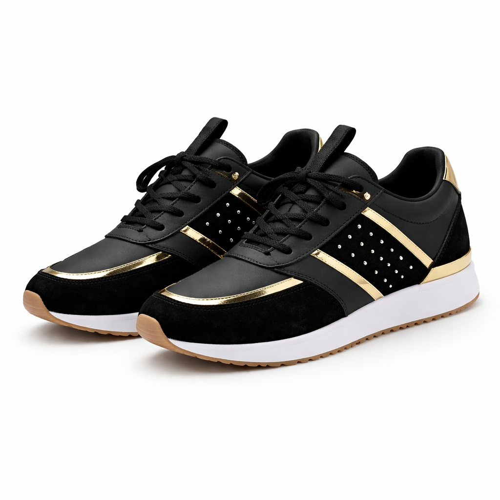 Komfortable platform sneakers til kvinder med sporty design