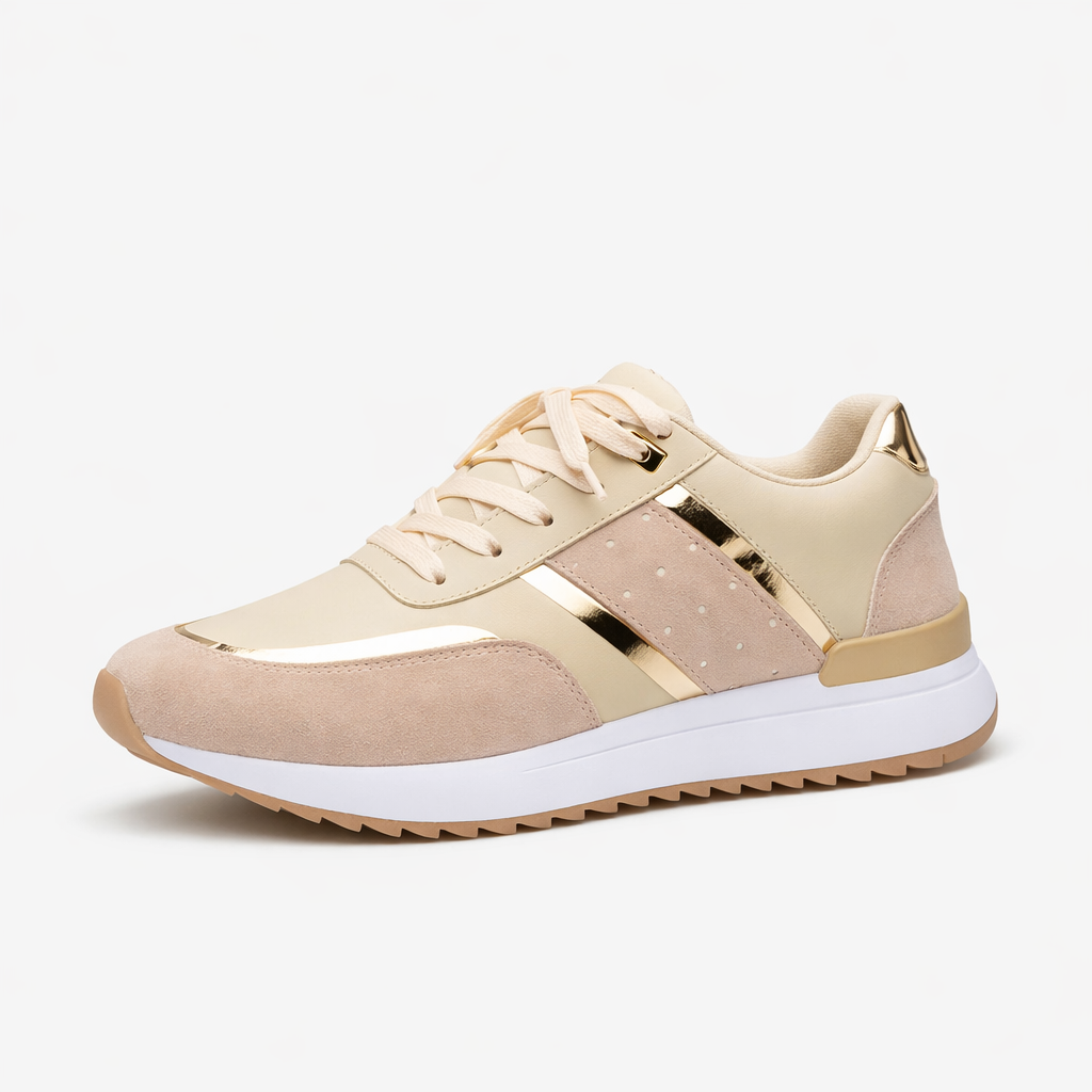 Komfortable platform sneakers til kvinder med sporty design