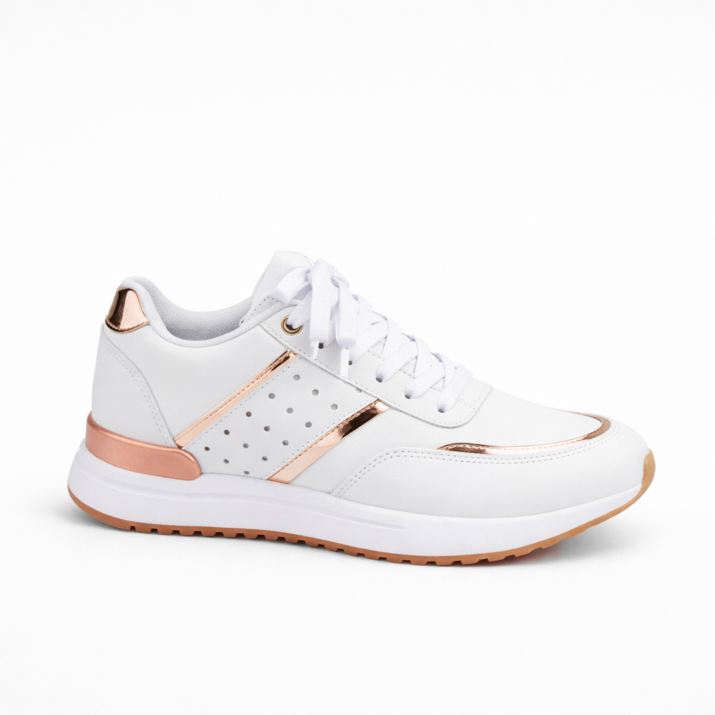 Komfortable platform sneakers til kvinder med sporty design