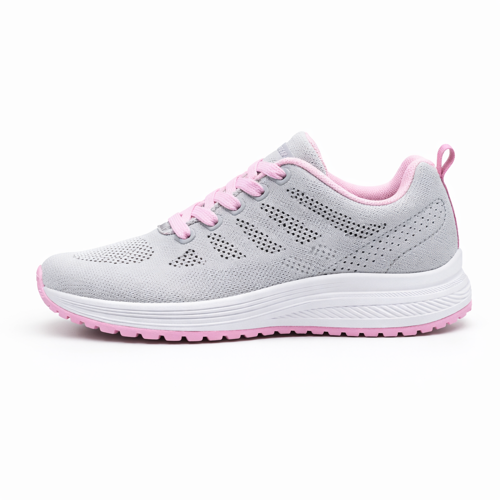 Breathable walking sneakers til kvinder med let og fleksibel sål