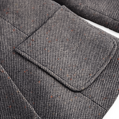 Elegant Uldblazer Til Kvinder Med Klassisk Snit