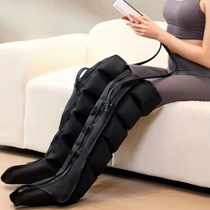 Elektrisk Benmassager med Lufttryk | Helben Massage til Lår, Læg og Fødder | Dyb Afslapning