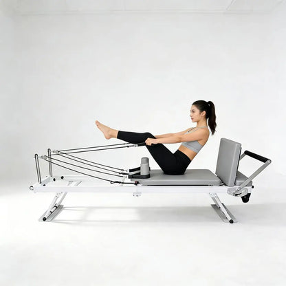 Pilates Reformer Træningsbænk til Hjemmet | Justerbar Core Træning | Professionelt Design