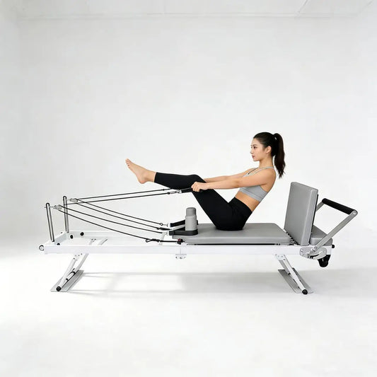 Pilates Reformer Træningsbænk til Hjemmet | Justerbar Core Træning | Professionelt Design