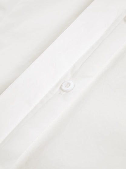 Elegant Skjorte til Kvinder | Strukturdesign med Skulderdetaljer | Klassisk Knaplukning