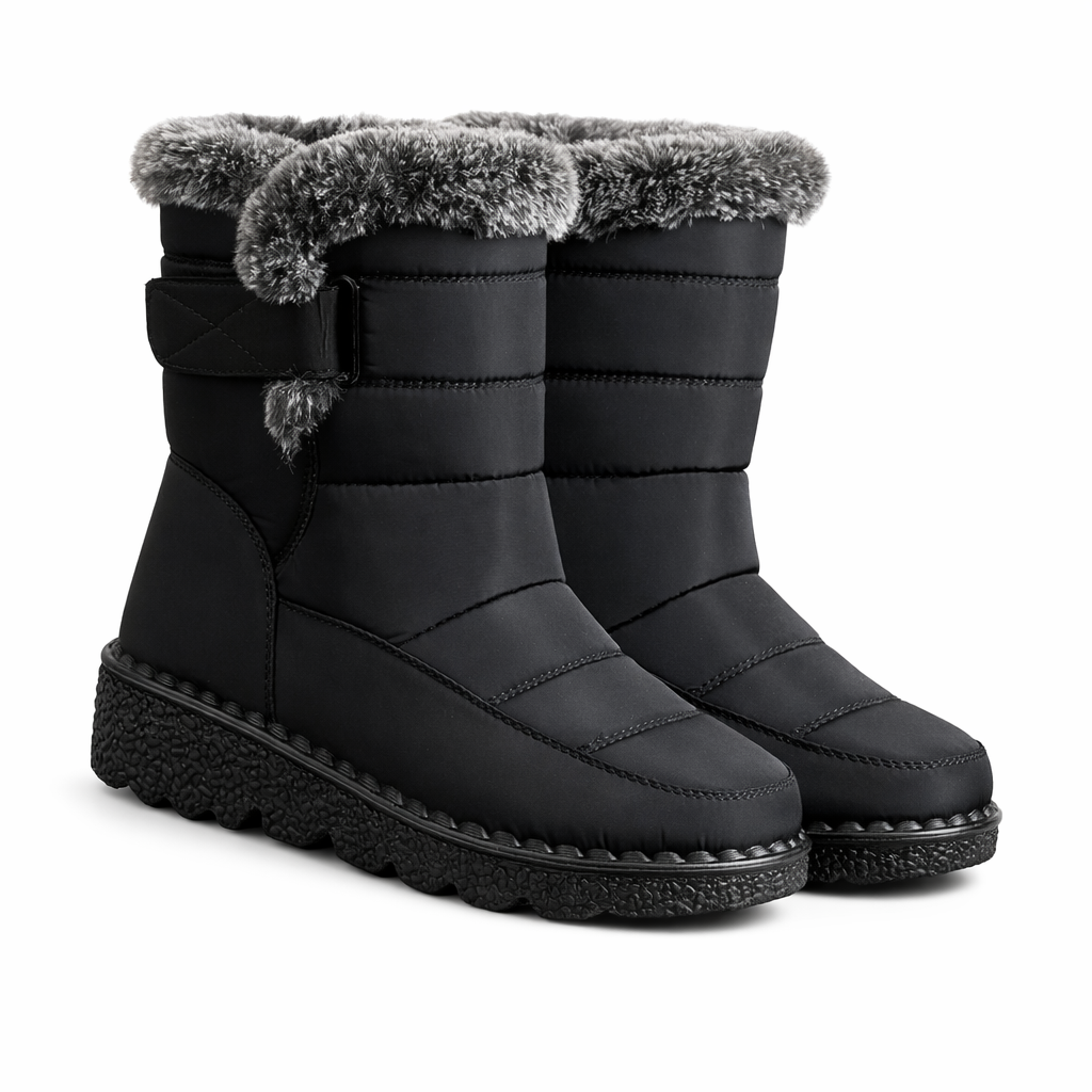 Forede ankelstøvler til kvinder med vandafvisende overflade og skridsikker sål