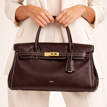 Elegant skuldertaske til kvinder i blødt syntetisk læder med struktureret design