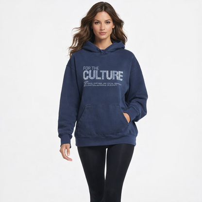 Afslappet Hoodie Med Grafisk Fronttryk Og Moderne Pasform