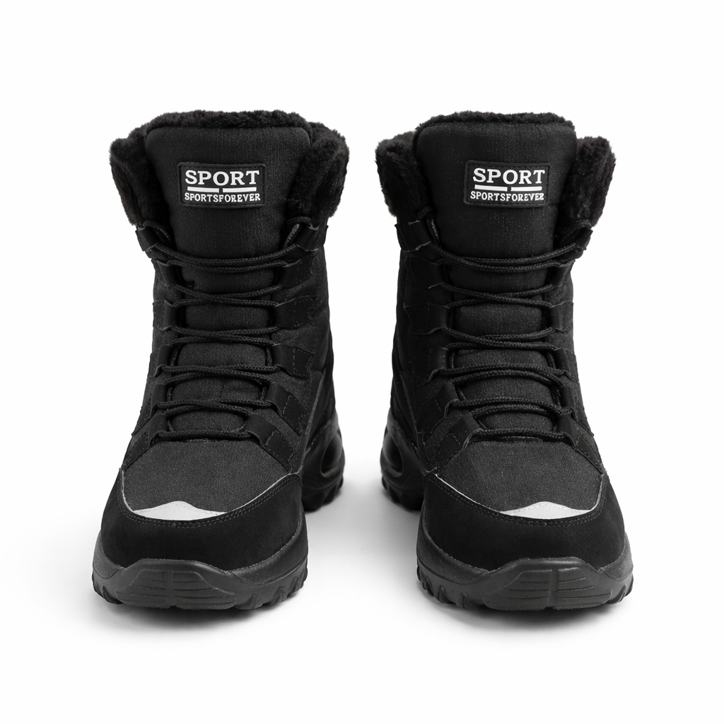 Forede mellemhøje støvler til kvinder med vandtæt finish og skridsikker sål