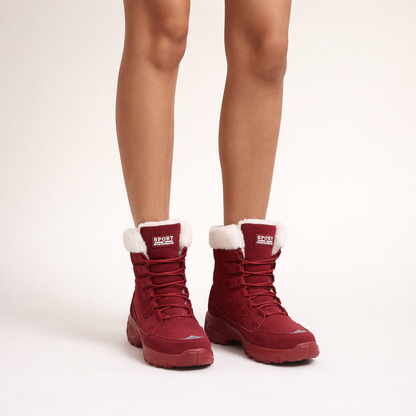 Forede mellemhøje støvler til kvinder med vandtæt finish og skridsikker sål