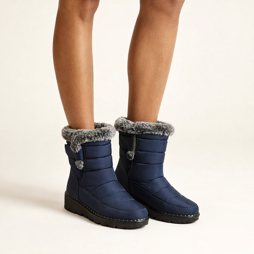 Forede ankelstøvler til kvinder med vandafvisende overflade og skridsikker sål