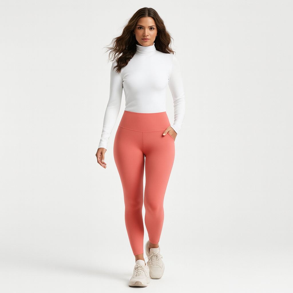 Sømløse leggings til kvinder | Højtaljede yoga- og fitnessbukser | Booty lift