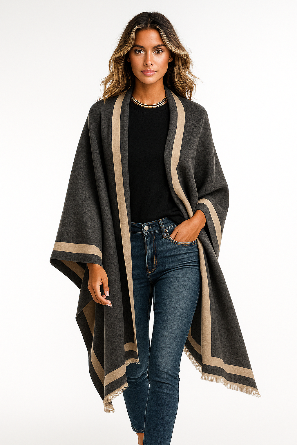 Luksus tørklæde til kvinder | Varm vinter sjal og wrap