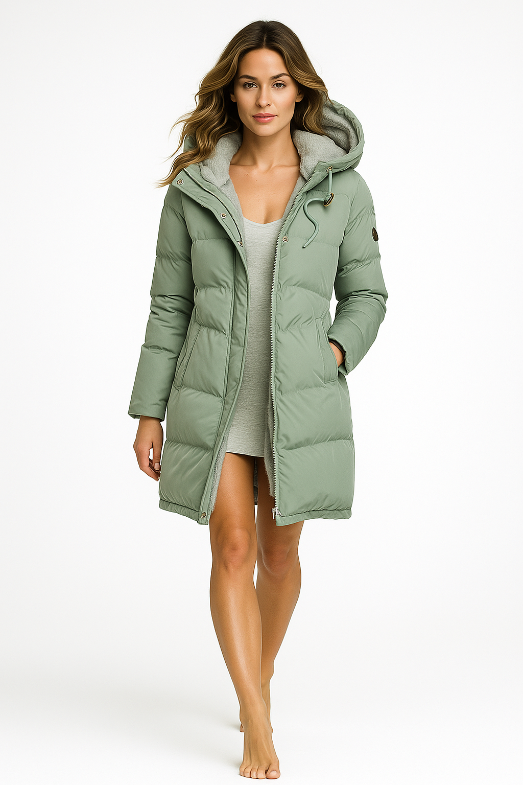 Elegant Damejakke med Isolering | Luksuriøs Komfort & Sofistikeret Stil