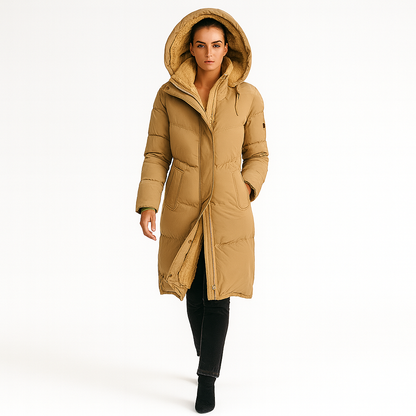 Elegant Damejakke med Isolering | Luksuriøs Komfort & Sofistikeret Stil