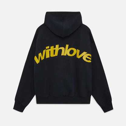 Oversized Dame Hoodie med Bagtryk og Hætte | Streetwear Komfort & College Stil