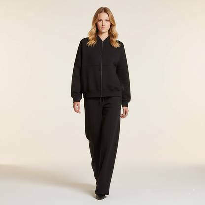 Retro inspireret to-delt jakkesæt til kvinder | Elegant og afslappet pasform