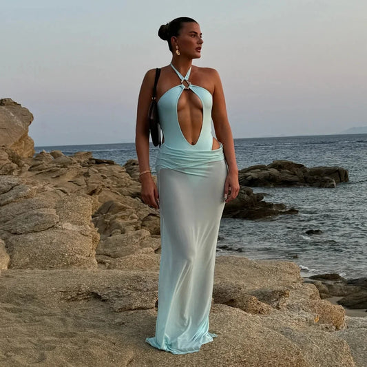 To-delt badedragt med udskæringer | Elegant og flatterende design