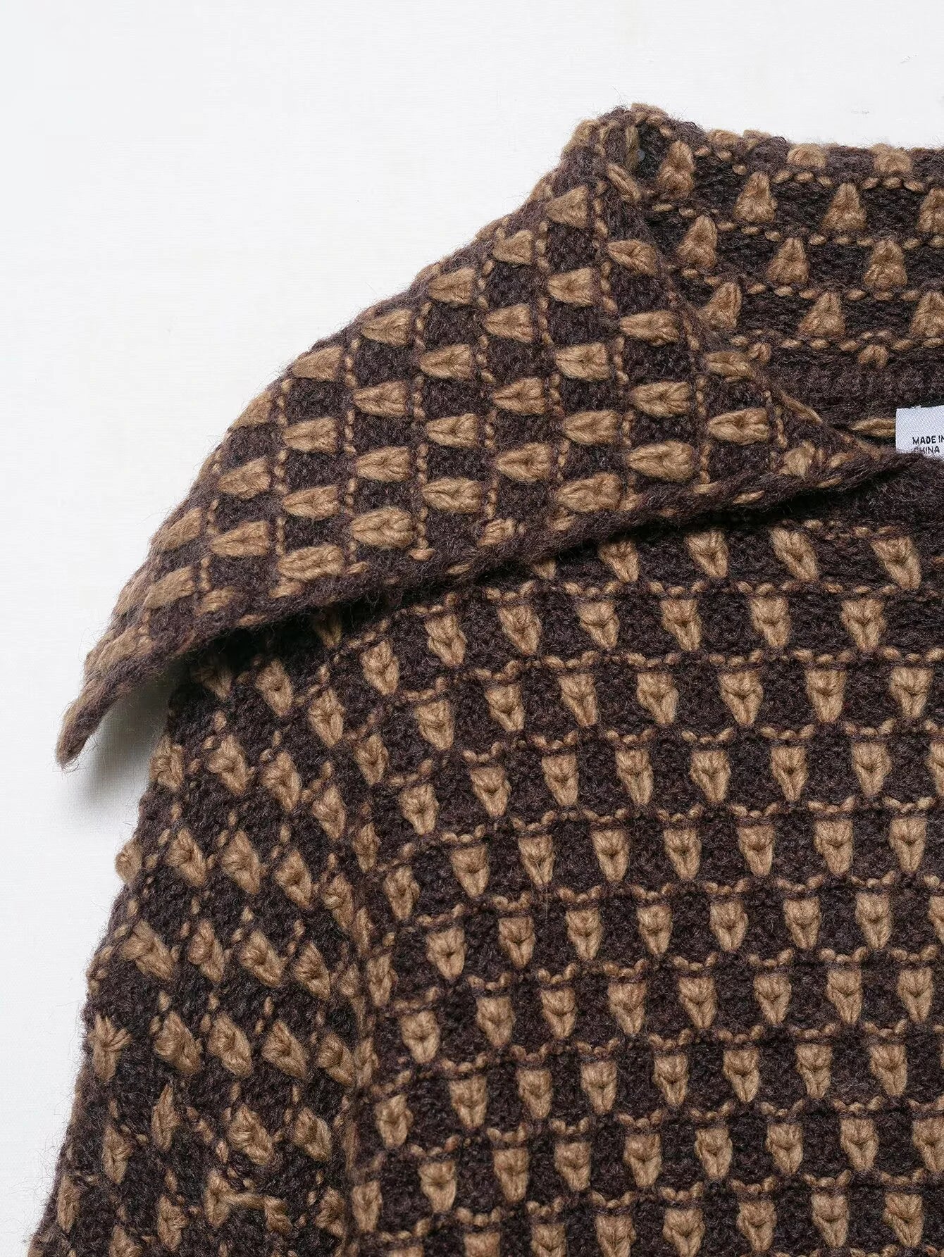 Tweed cardiganjakke til kvinder | Efterårs-/vintermodel | Løst og elegant fit