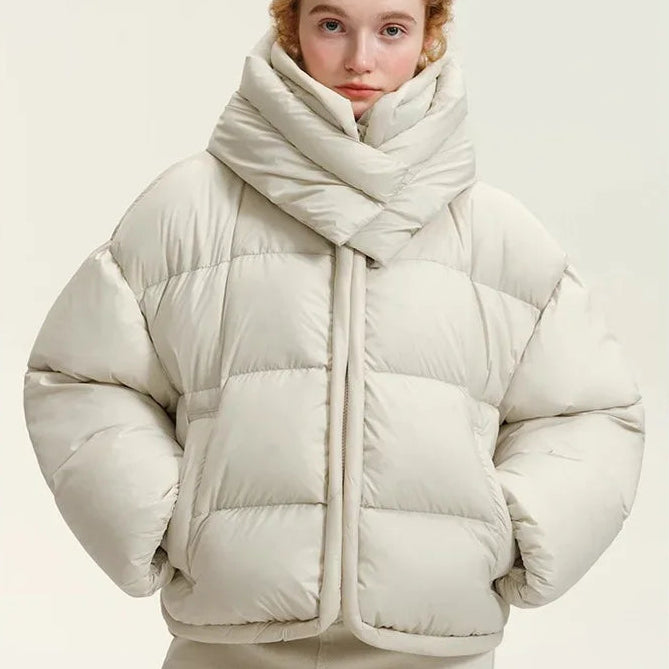 Vinterjakke med Tykt Fyld | Kort & Varm | Elegant og Komfortabel