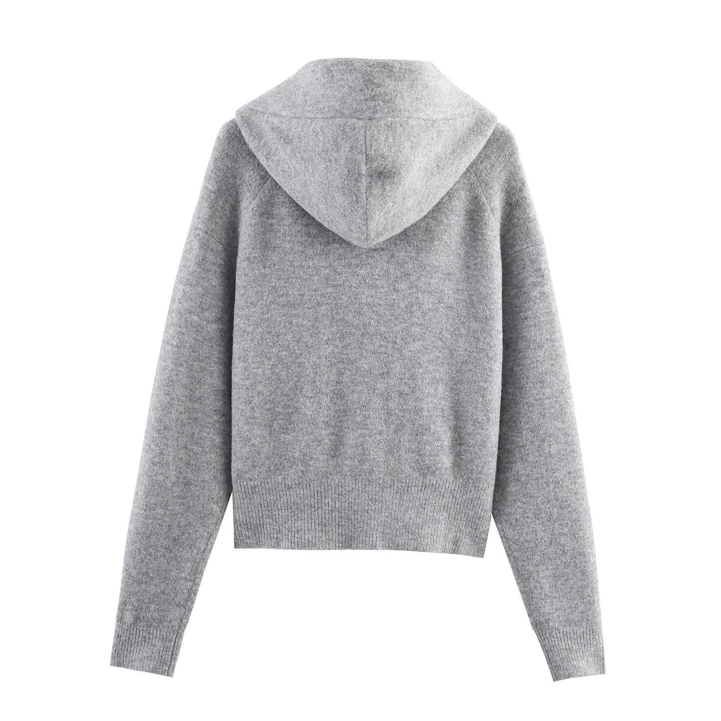 Hoodie-cardigan til kvinder | Dekorativ knude | Afslappet fit
