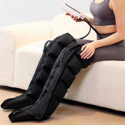 Elektrisk Benmassager med Lufttryk | Helben Massage til Lår, Læg og Fødder | Dyb Afslapning