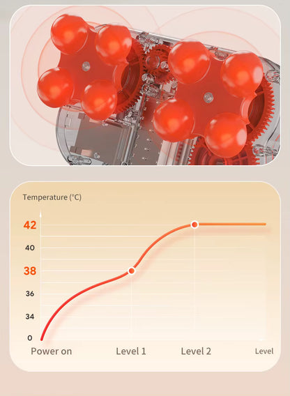 Elektrisk Massagepude til Ryg og Nakke | Æltende Massage med Varme | Ergonomisk Helkropsstøtte