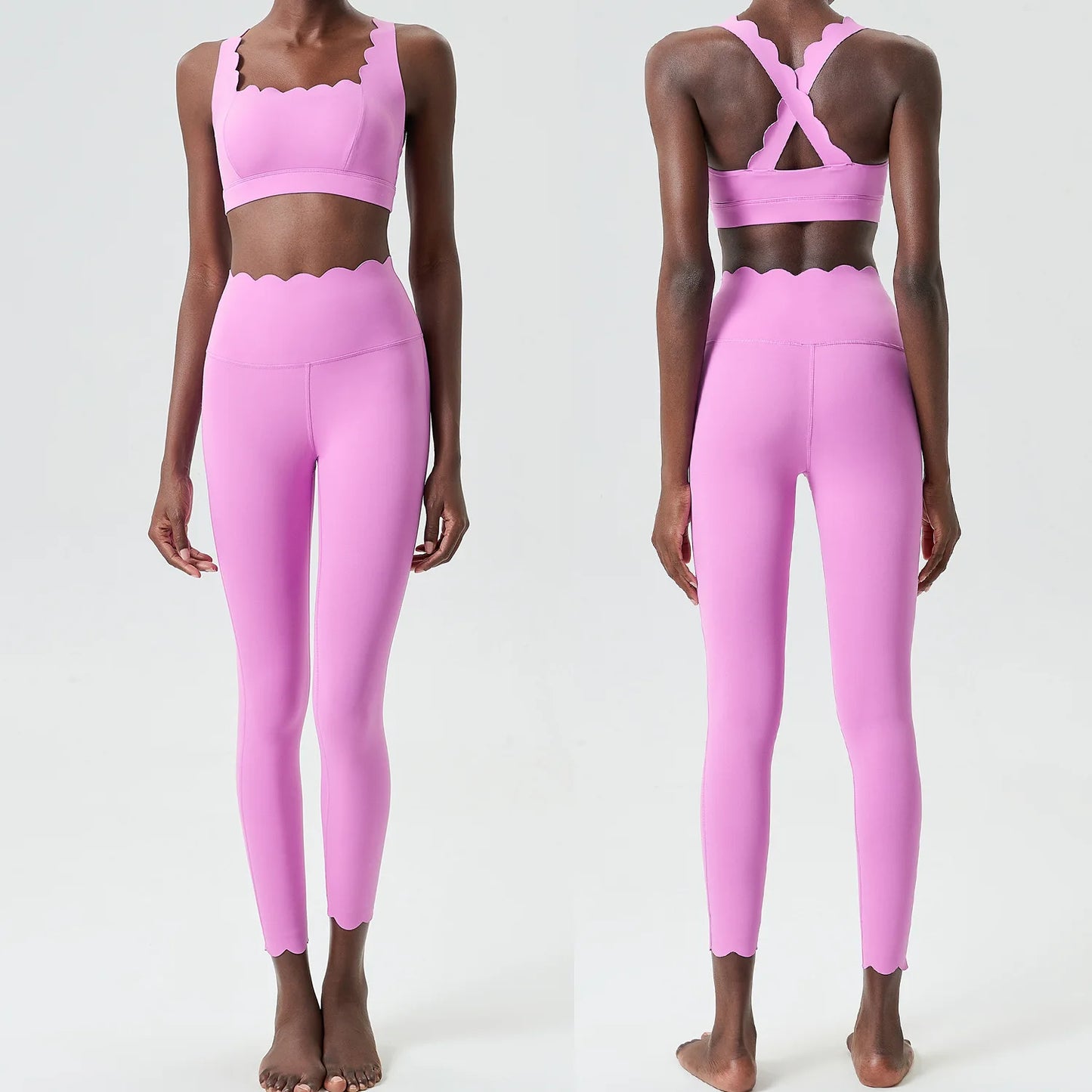 Træningssæt til kvinder | Slim Fit Yoga & Fitness Todelt