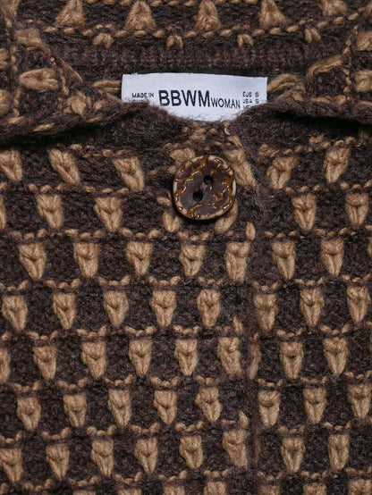 Tweed cardiganjakke til kvinder | Efterårs-/vintermodel | Løst og elegant fit