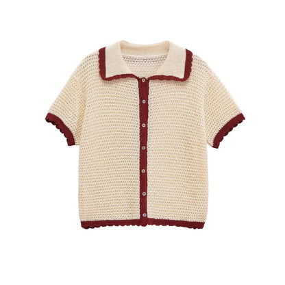 Strikket top og shortssæt til kvinder | Afslappet sommeroutfit