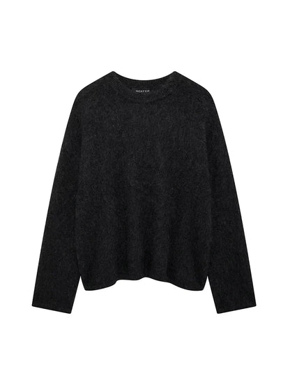 Luksuriøs oversized sweater til kvinder | Blød strik med rund hals | Varm og elegant